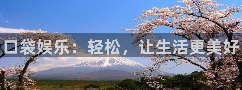 新航娱乐官网注册：口袋娱乐：轻松，让生活更美好